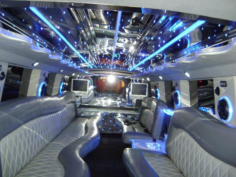 White Hummer Interior